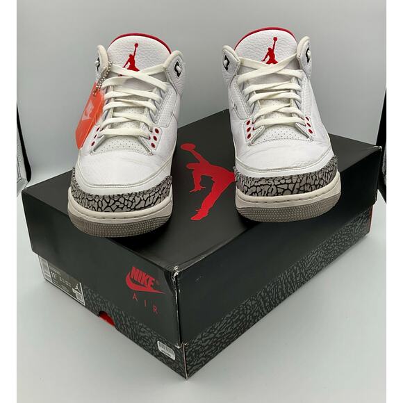 Air Jordan 3 Retro Fire Red 136064-116 M11.5 Preowned #132 main image 13